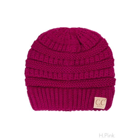 C.C. kids Solid Knit Beanies